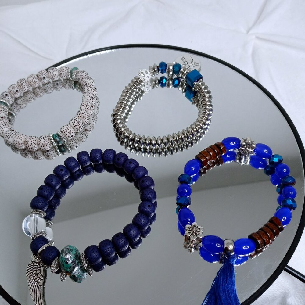 Blue Bracelet Set - Picture 3 of 7
